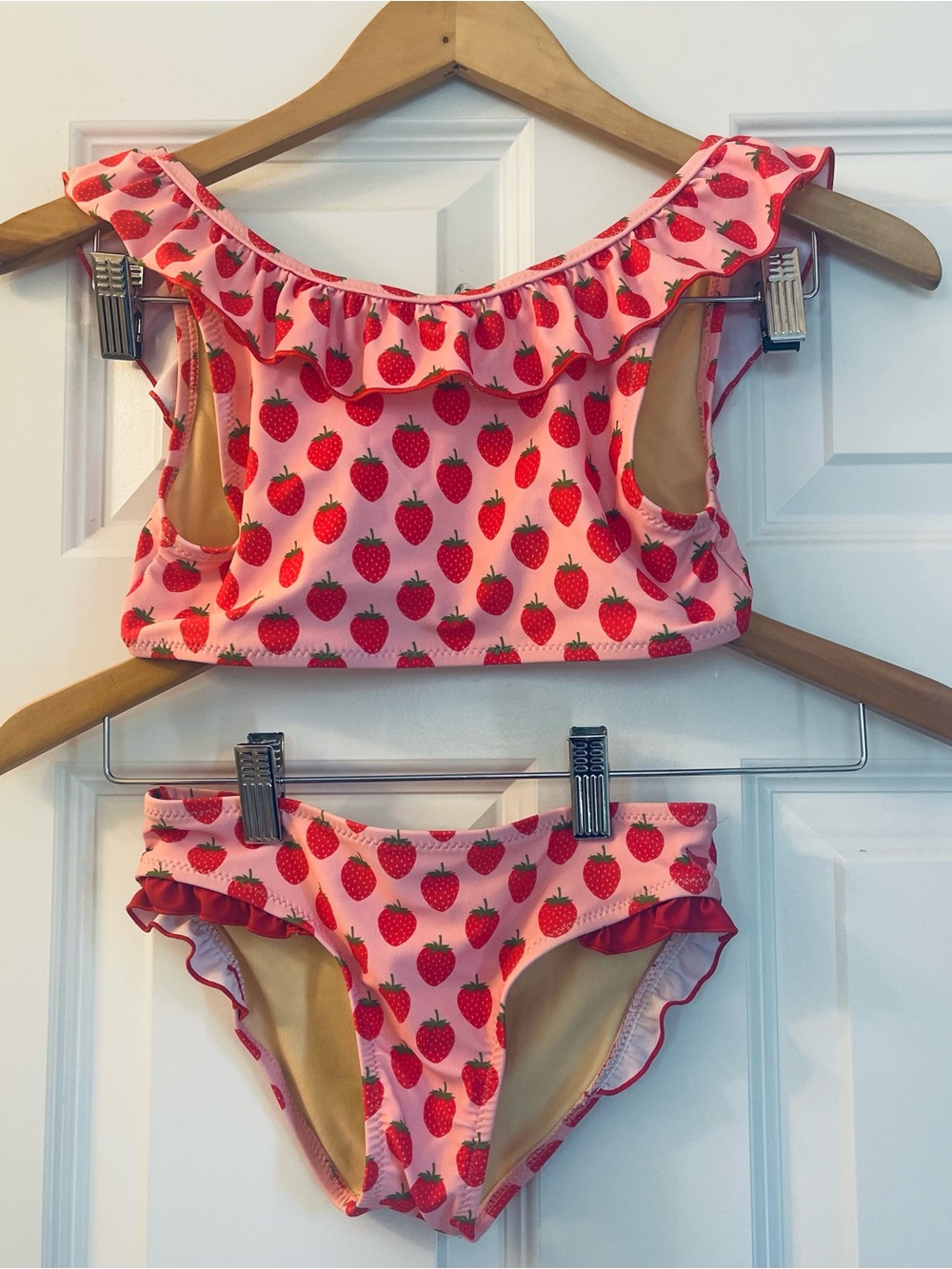 Pink Chicken strawberry ruffle bikini - 10